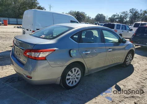 2013 Nissan Sentra S z USA, uszkodzony, nr VIN 3N1AB7AP1DL794988